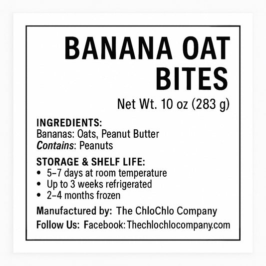 Banana Oat Bites